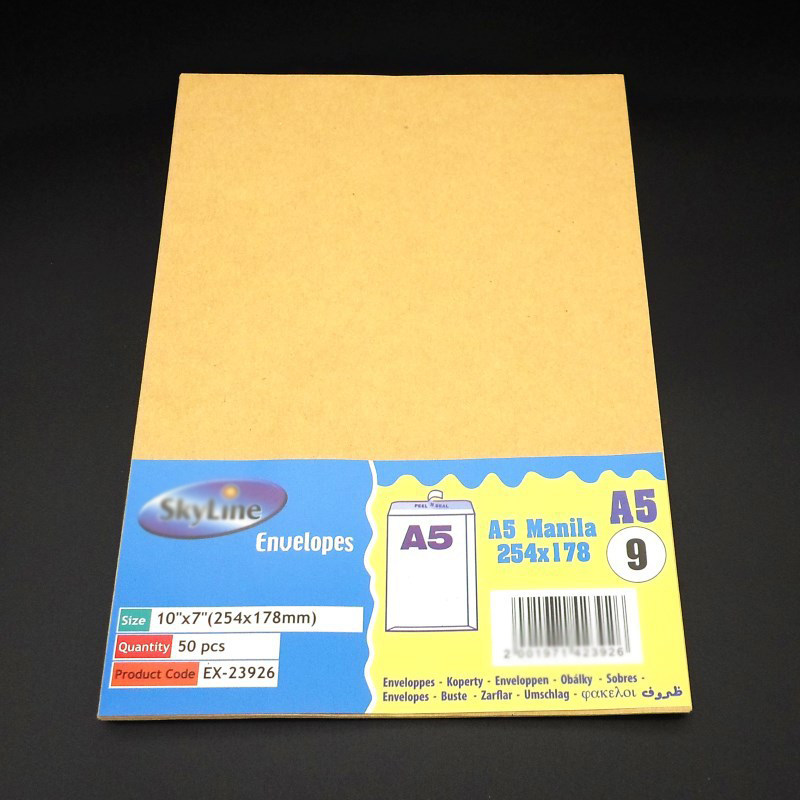 a5 kraft envelope peel and seal self adhesive paper envelope Security Envelopes